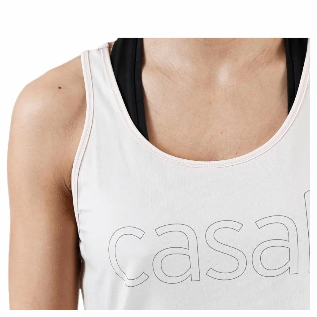 Casall Logo Relaxed Tank Pink Rosa