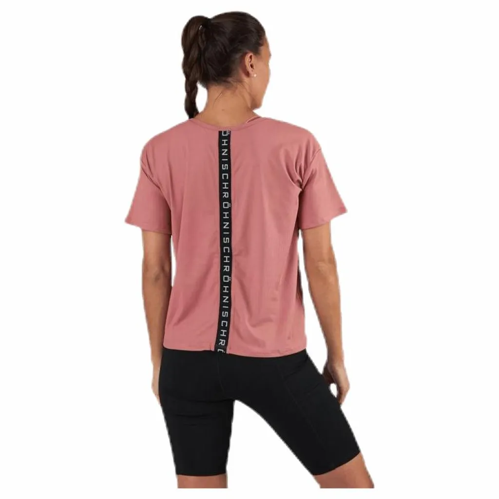 Röhnisch Logo Ribbed Tee Pink Rosa Best