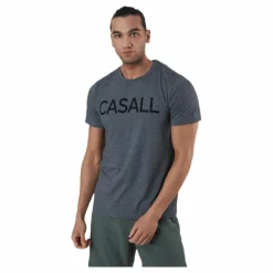 Casall Logo Tee Grey Grå New