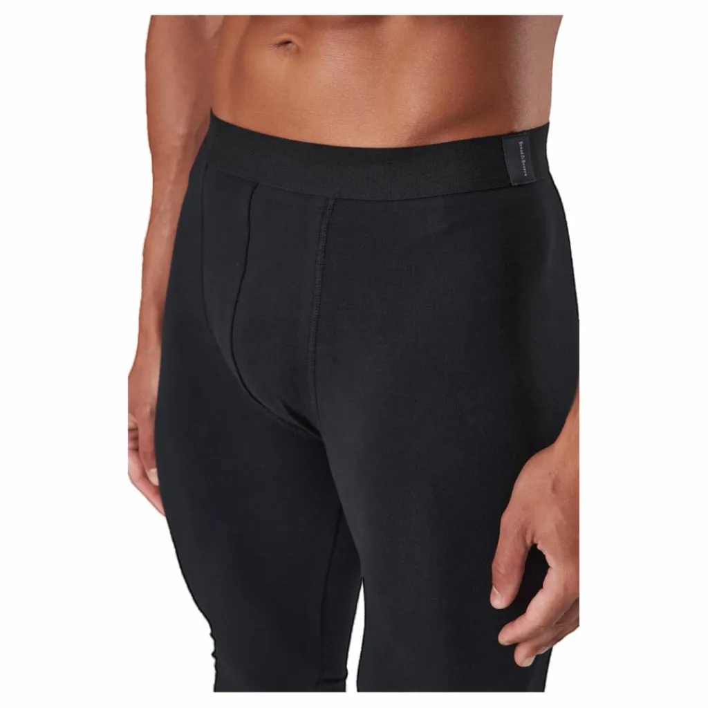 Bread & Boxers Long Johns Black Svart