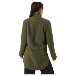 Long Pile Zip Sweat Dark Army*Svea New