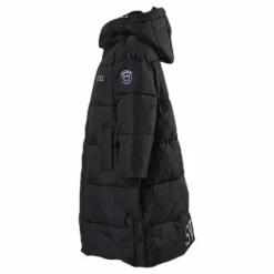 Svea Long Puffer Coat Junior Black Svart Hot