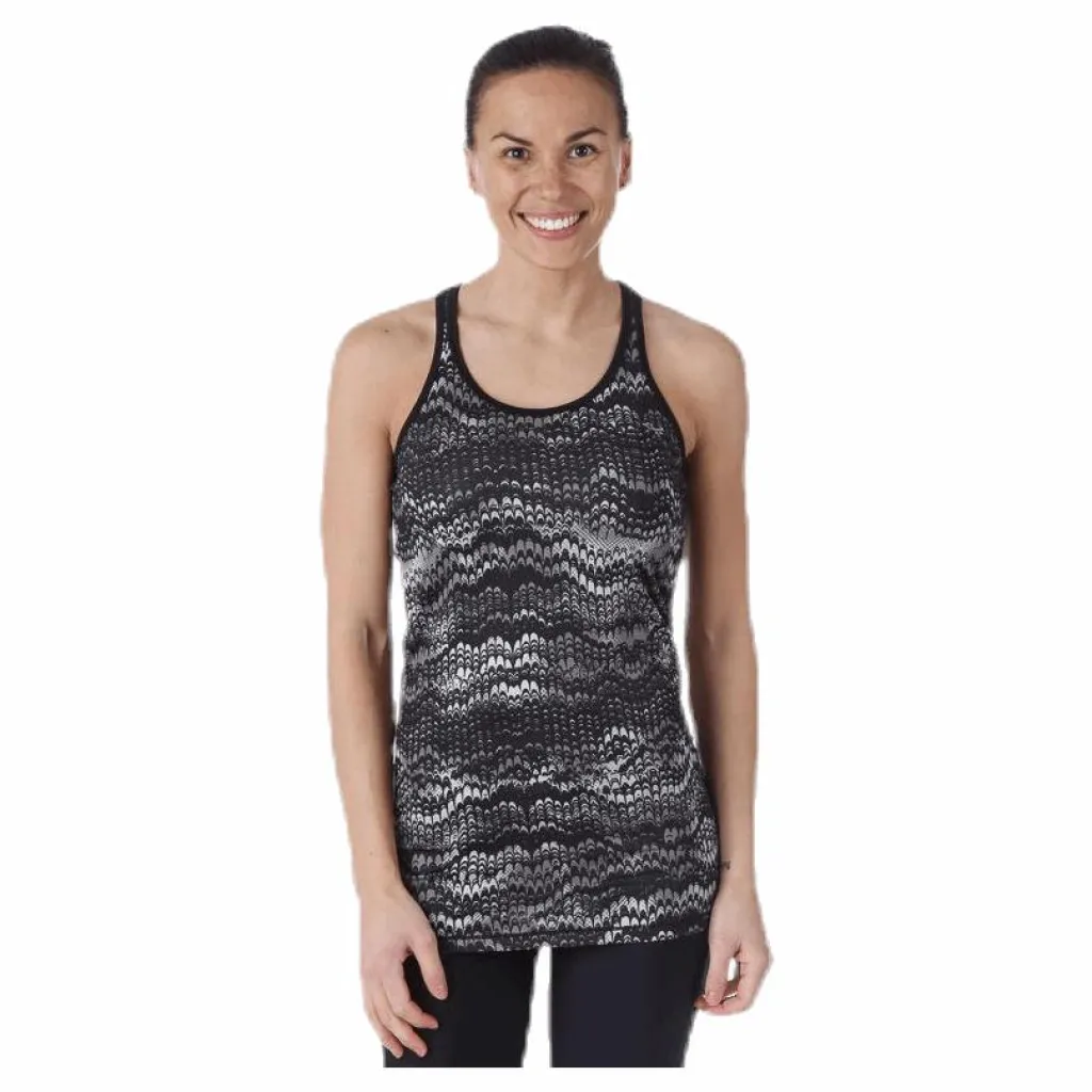 Long Racerback AOP Black*Röhnisch Discount