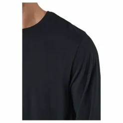 Long Sleeve Tee Bamboo Black*Resteröds Discount