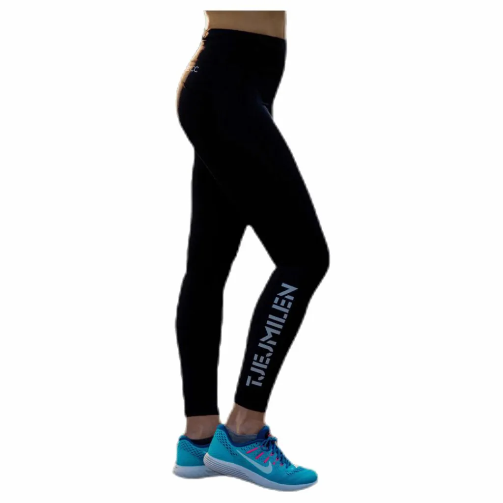Tjejmilen Long Tights Black Svart Best