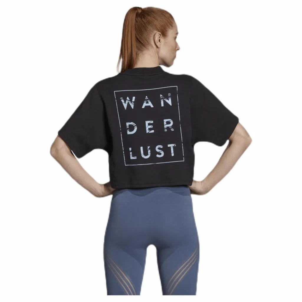 adidas Loose Tee Wanderlust Black Svart Online