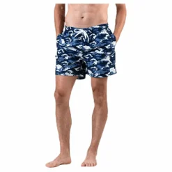 Louie Swim Trunks Blue/Patterned*Wyte Hot