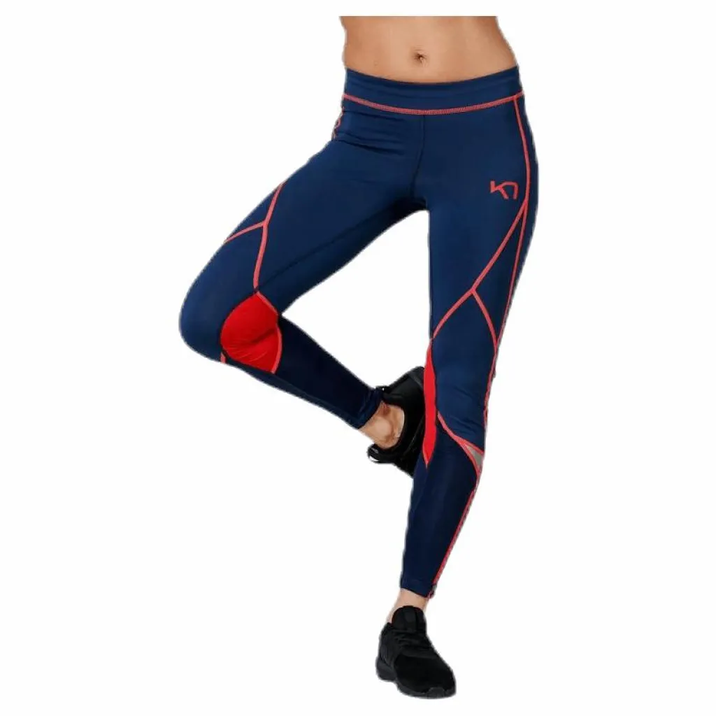 Kari Traa Louise Tights Blue Blå Clearance
