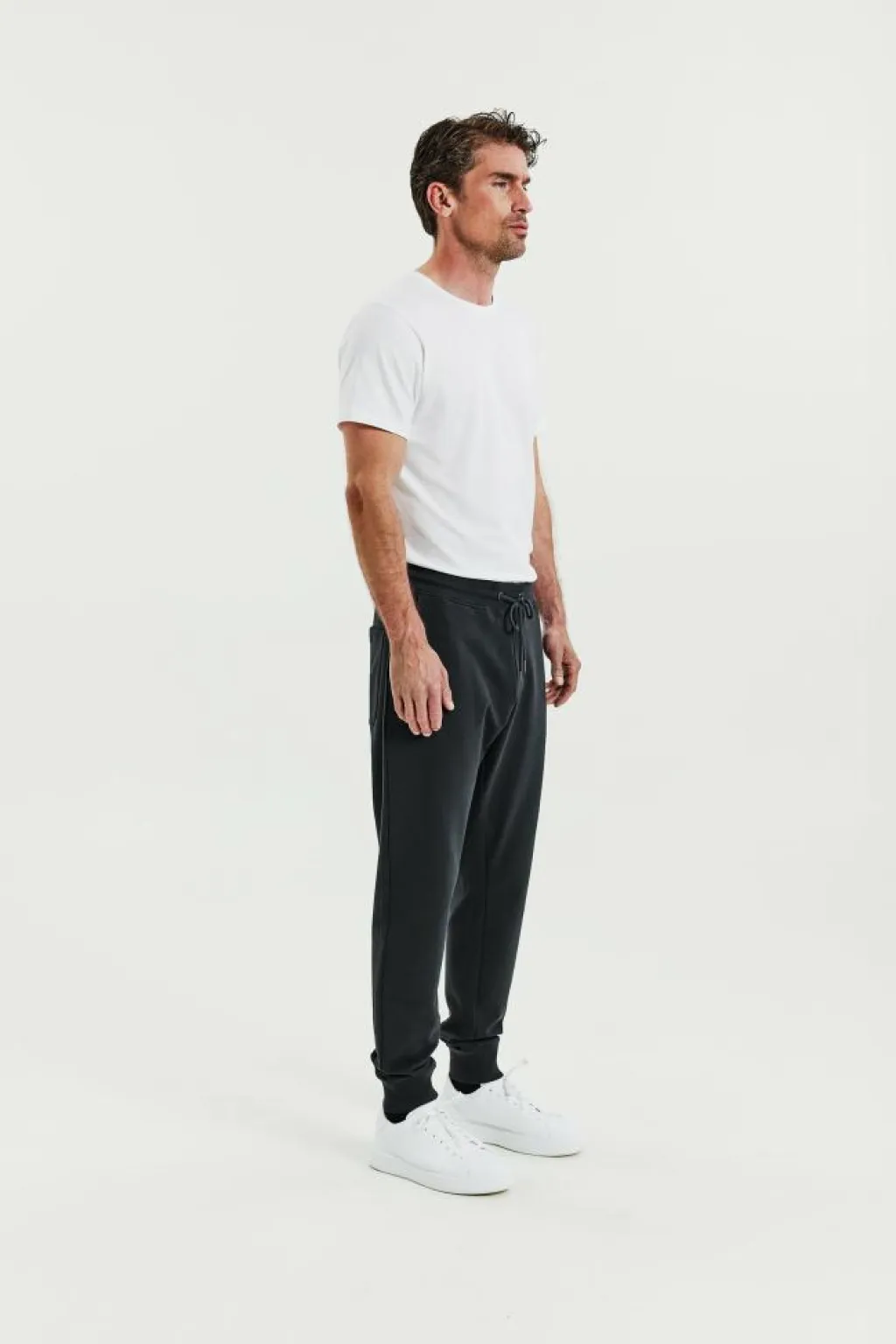Bread & Boxers Lounge Pant Charcoal Grey Discount