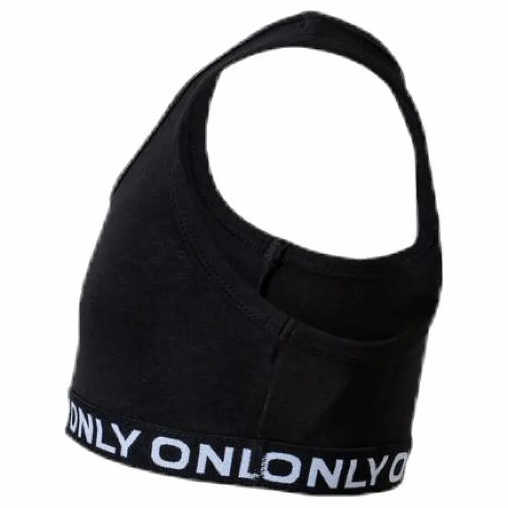 Kids Only Love Life S/L Sport Top 2Pack Black Svart Hot