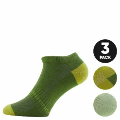 Norfolk Low Cut Socks - Minnie 3-Pack Green Grön Outlet