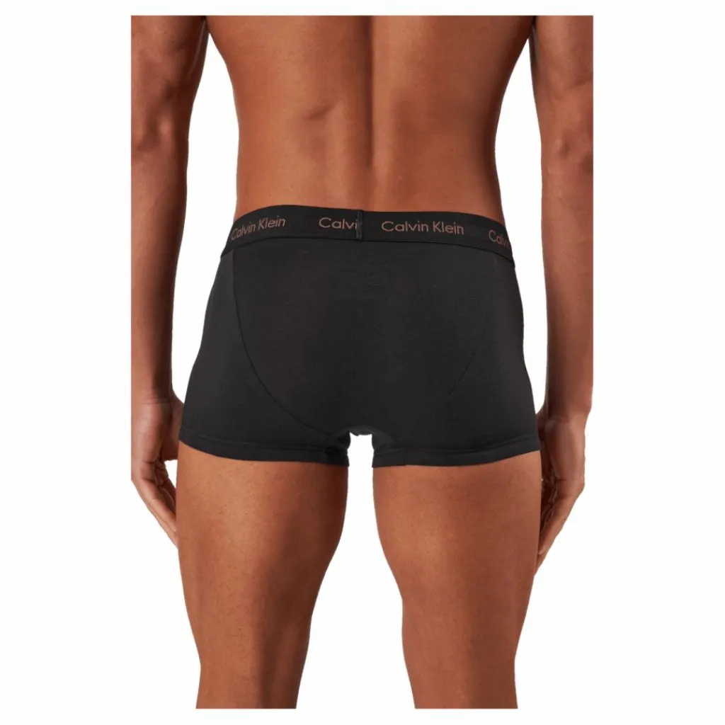 Low Rise Trunk 3pk B-bright Camel/ Wht/ Red Crpt*Calvin Klein Sale