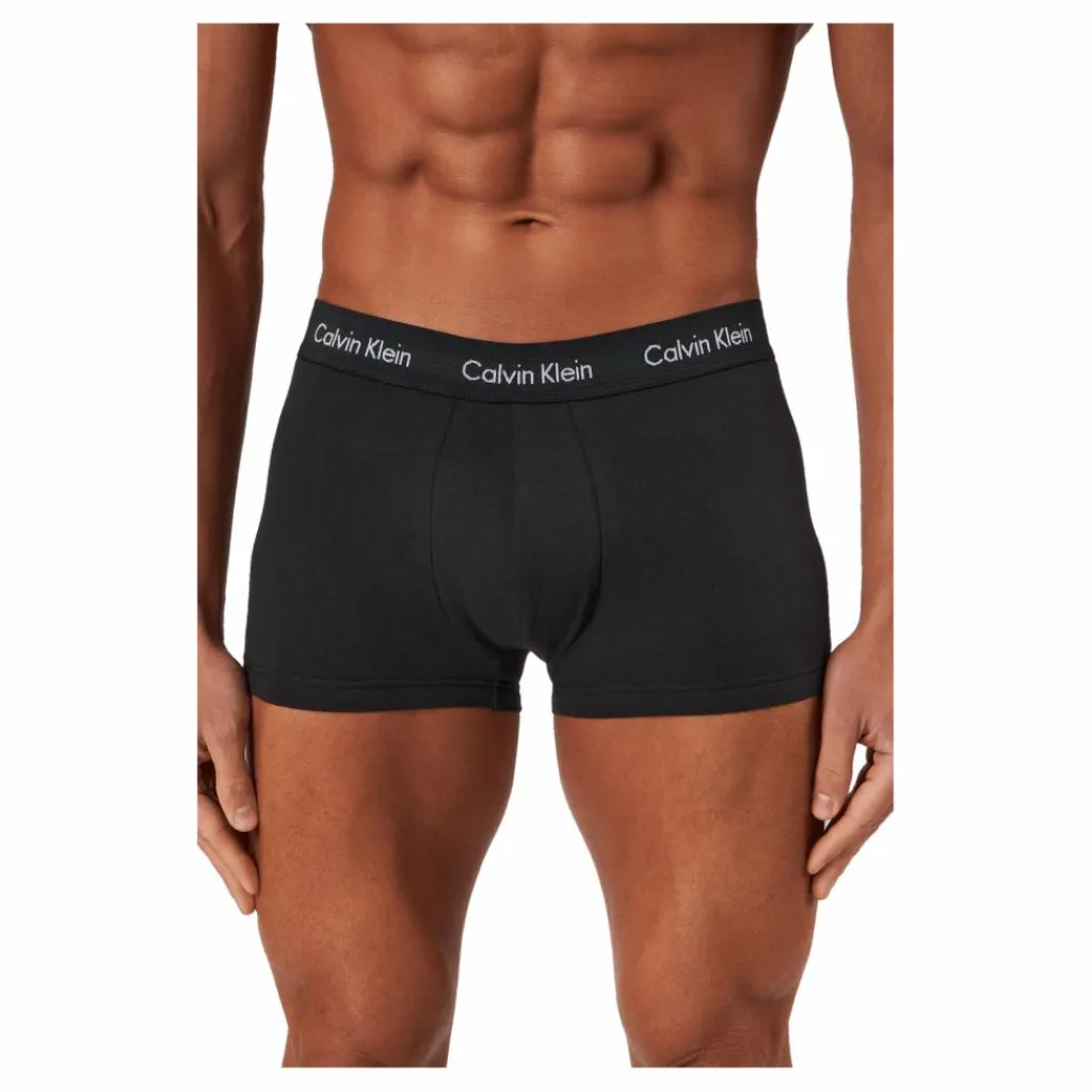 Low Rise Trunk 3pk B-bright Camel/ Wht/ Red Crpt*Calvin Klein Sale
