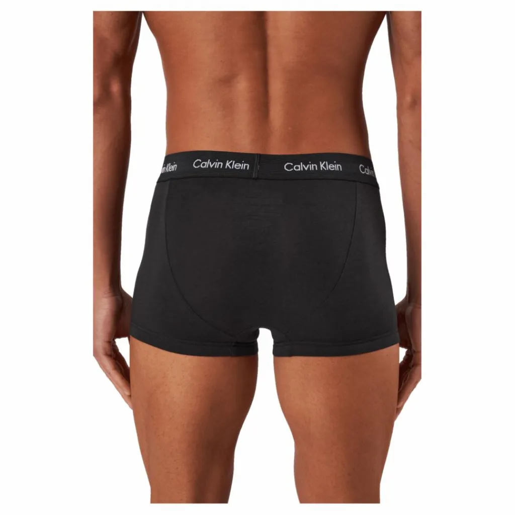 Low Rise Trunk 3pk B-bright Camel/ Wht/ Red Crpt*Calvin Klein Sale