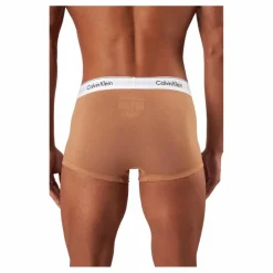 Calvin Klein Low Rise Trunk 3pk Black/ Woodland/ Sandalwood Beige och Svart Discount