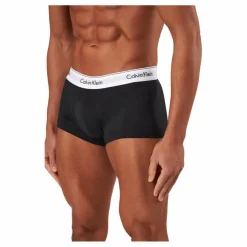Calvin Klein Low Rise Trunk 3pk Black/ Woodland/ Sandalwood Beige och Svart Discount
