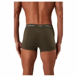 Calvin Klein Low Rise Trunk 3pk Sleek Grey/ Tourmaline/ Olive Brun Online