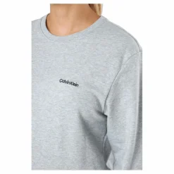 Calvin Klein L/s Sweatshirt Grey Heather Grå Hot