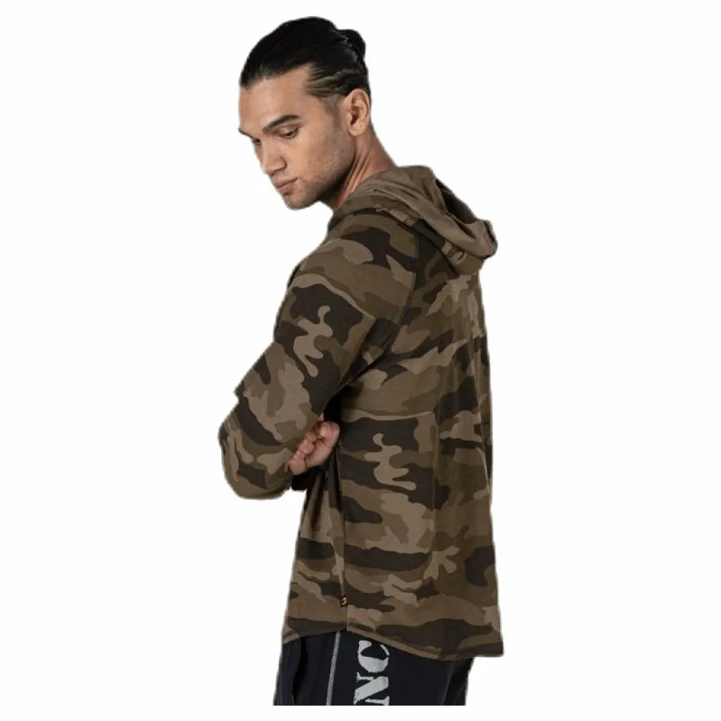 GASP L/S Thermal Hoodie Patterned Mönstrad
