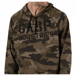 GASP L/S Thermal Hoodie Patterned Mönstrad