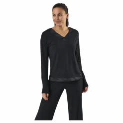 Calvin Klein L/S V-Neck Black Svart