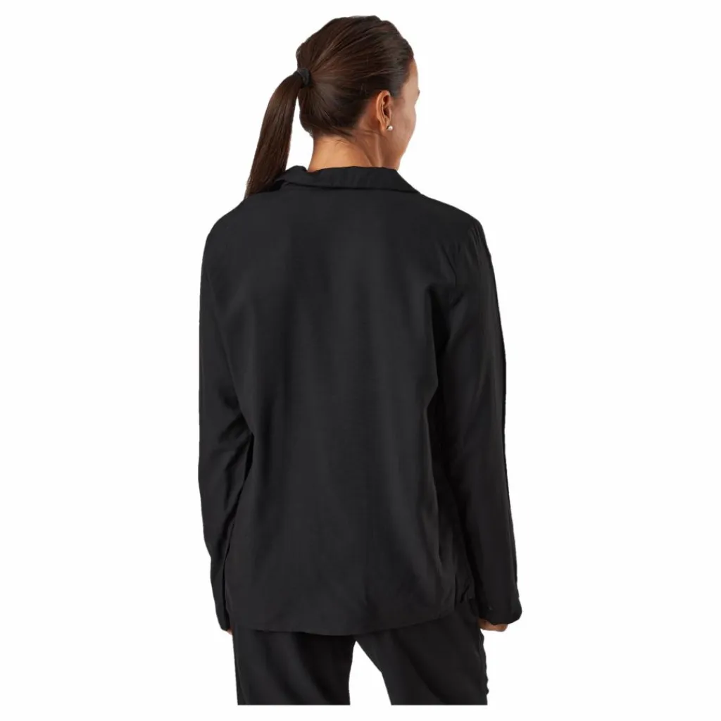 Calvin Klein L/s V-neck (button Down) Black Svart Outlet
