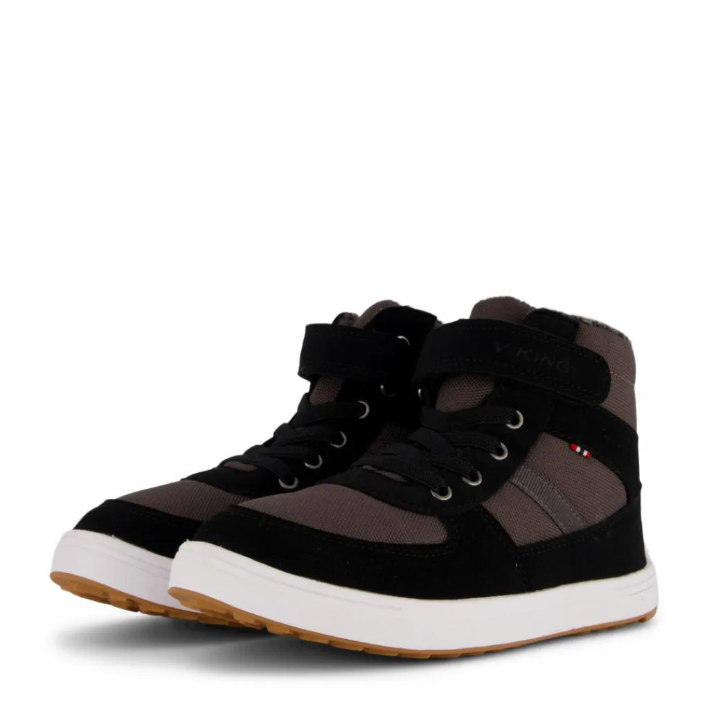 Lucas Mid WP Warm Jr Black/Charcoal*Viking