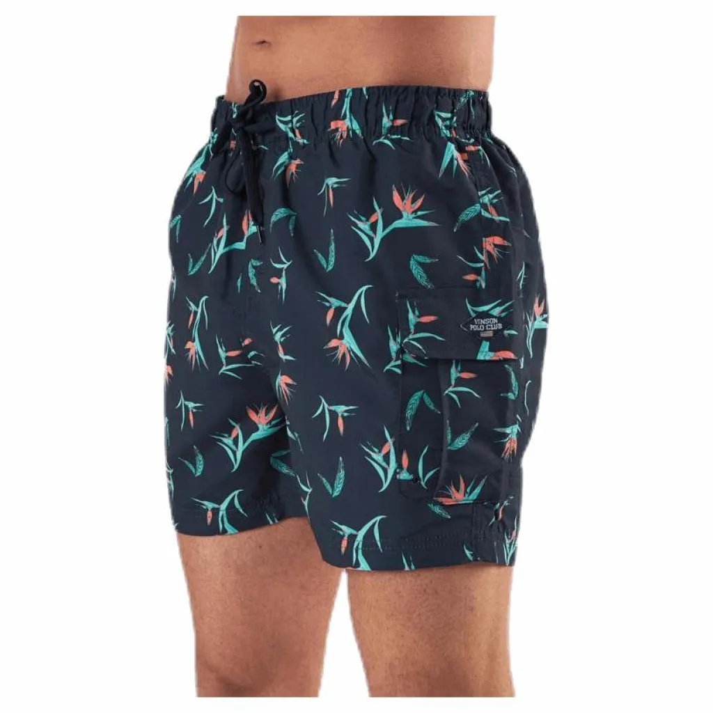 Vinson Polo Club Ludwig Swimshorts Patterned Mönstrad
