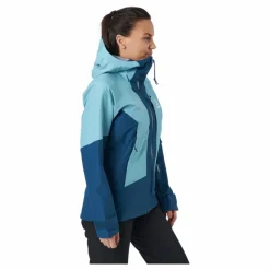 Haglöfs Lumi Jacket Women Dark Ocean/frost Blue Blå Best