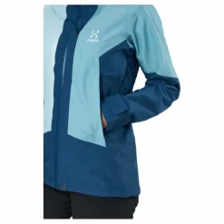 Haglöfs Lumi Jacket Women Dark Ocean/frost Blue Blå Best