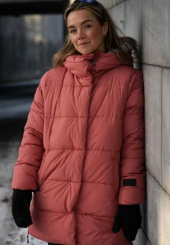 Lumi Padded Zip Jacket Dusty Cedar*BLACC