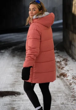 Lumi Padded Zip Jacket Dusty Cedar*BLACC