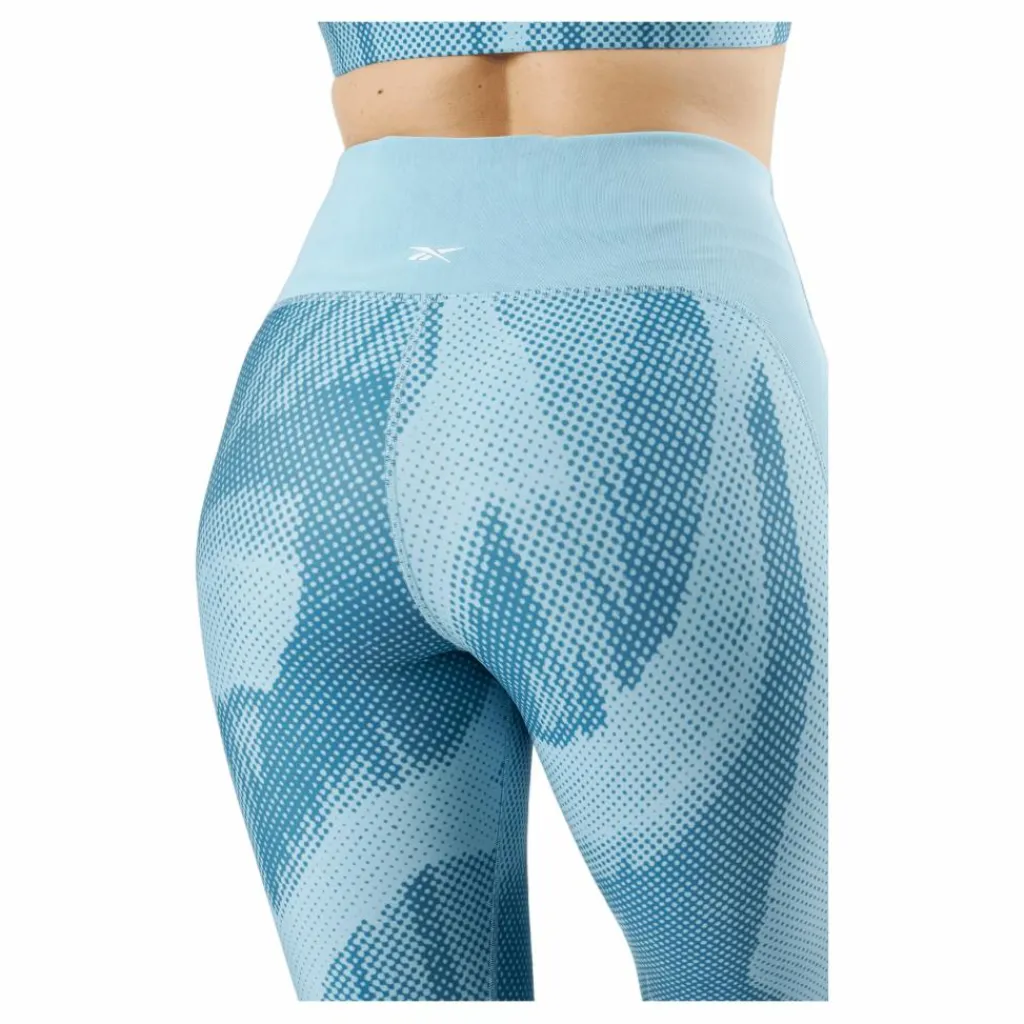 Reebok Lux Perform Leggings Steblu Blå Discount