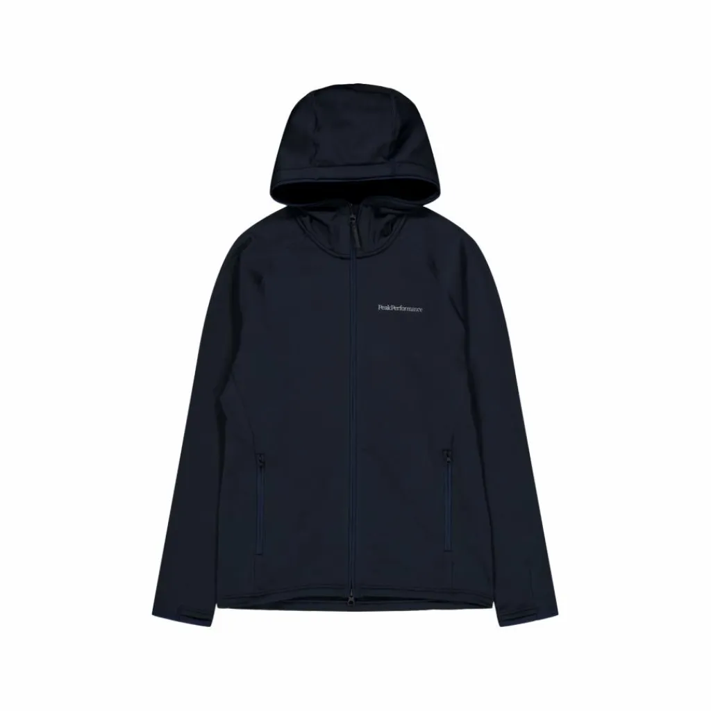 M Chill Light Zip Hood Blue Shadow*Peak Performance New