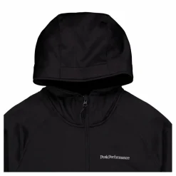 Peak Performance M Chill Light Zip Hood Black Svart Discount