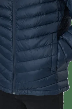 Peak Performance M Frost Down Hood Jacket Blue Shadow Blå Outlet
