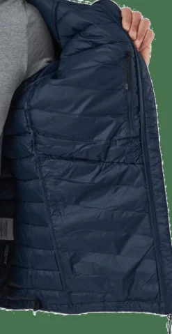 Peak Performance M Frost Down Hood Jacket Blue Shadow Blå Outlet