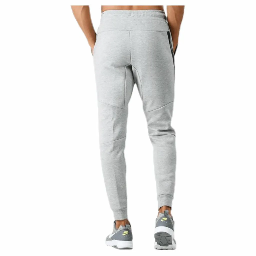 Nike M Nsw Tch Flc Jggr Dk Grey Heather/Black/Black Grå Discount