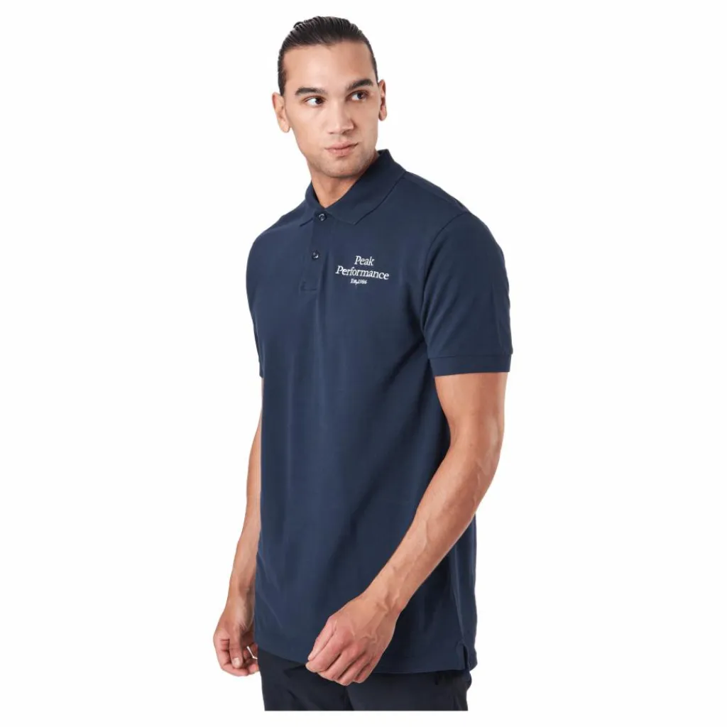 Peak Performance M Original Polo Blue Shadow Blå Hot