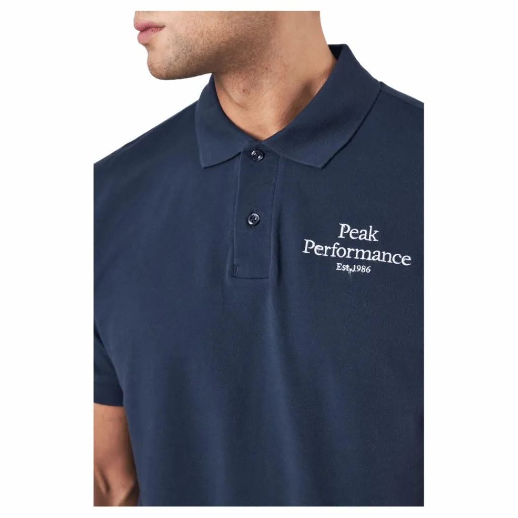 Peak Performance M Original Polo Blue Shadow Blå Hot