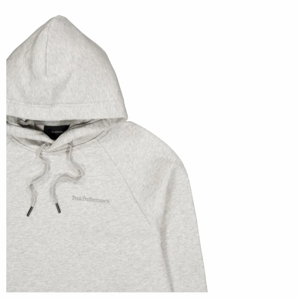 M Original Small Logo Hood Med Grey Melange*Peak Performance Best