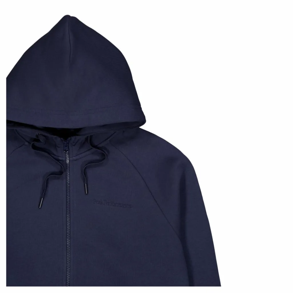 Peak Performance M Original Small Logo Zip Blue Shadow Blå