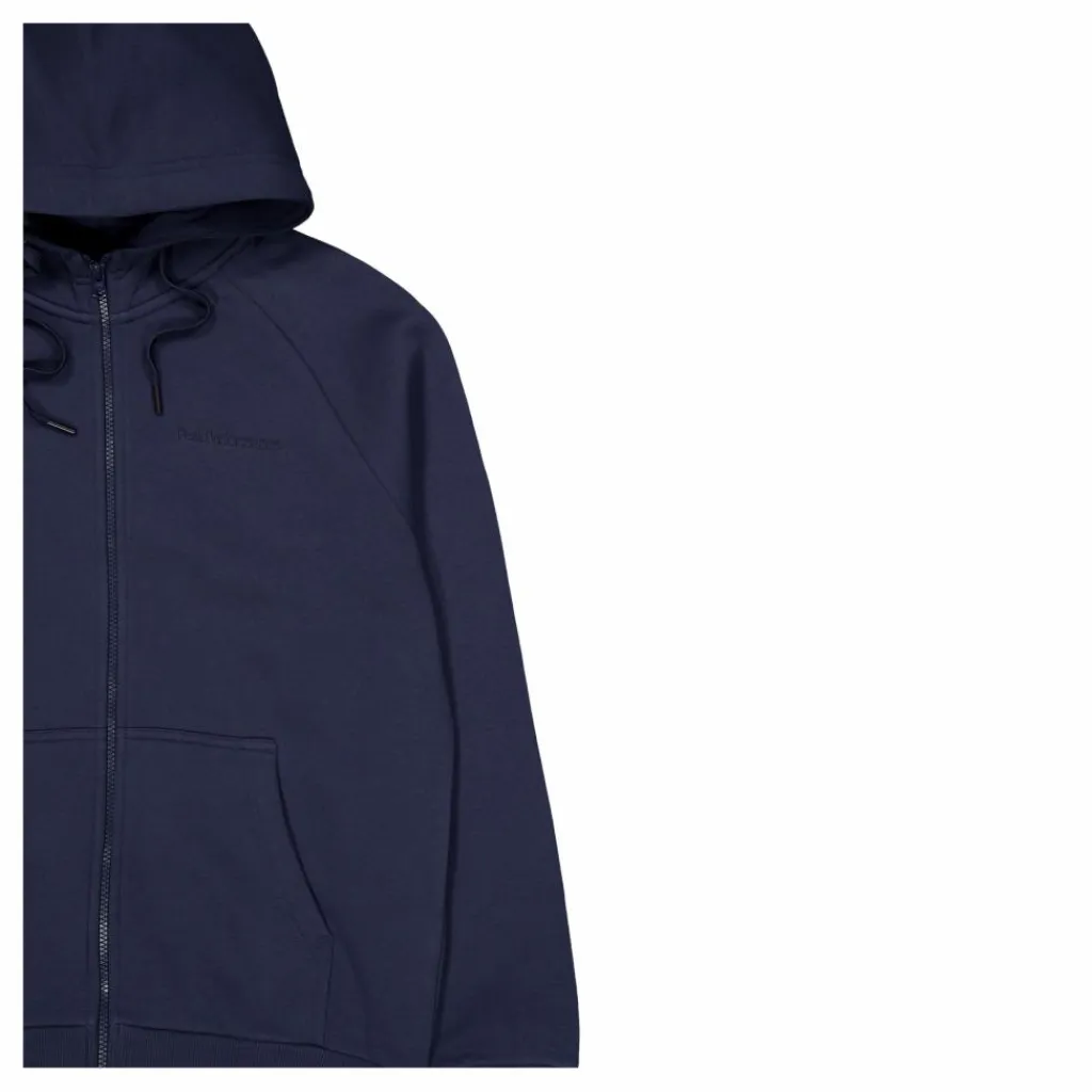 Peak Performance M Original Small Logo Zip Blue Shadow Blå