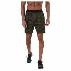 M Printed Elastic Shorts Action Green*Casall Clearance