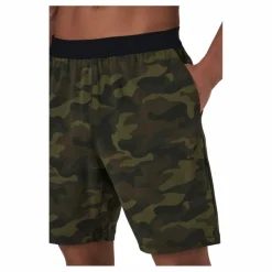 M Printed Elastic Shorts Action Green*Casall Clearance