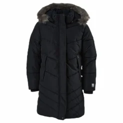 Name It Mabecca Long Puffer Jacket Black Svart