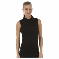 Macy S/L Polo Shirt Black*Daily Sports Clearance