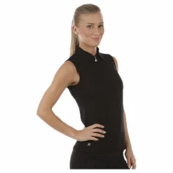 Macy S/L Polo Shirt Black*Daily Sports Clearance