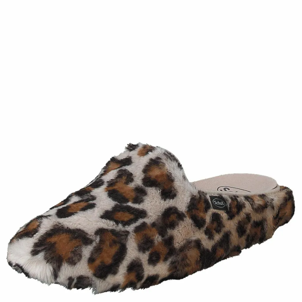 Scholl Maddy Leopard Beige och Brun Best