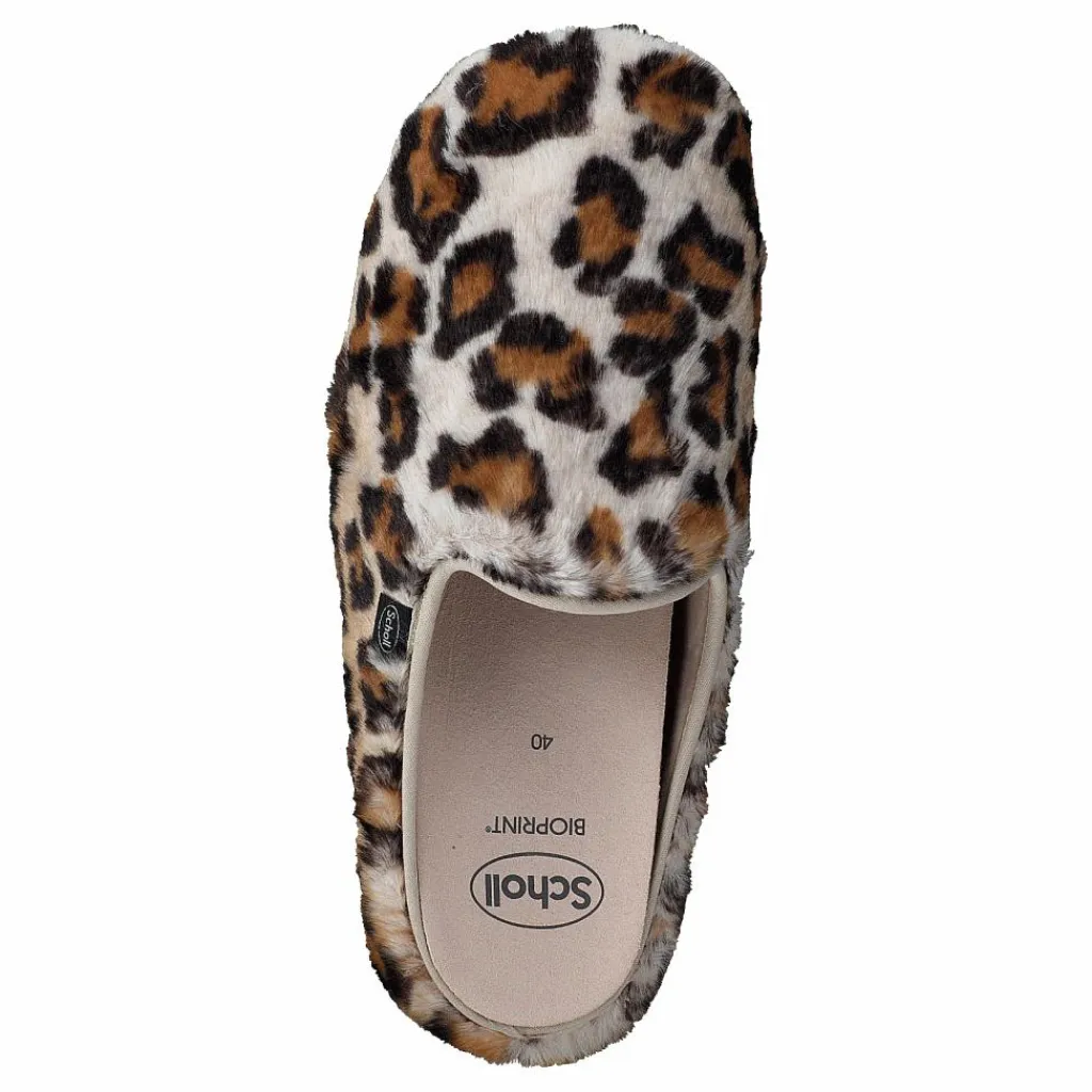 Scholl Maddy Leopard Beige och Brun Best